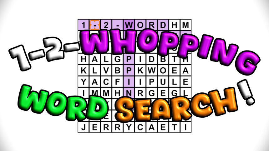 1-2-Whopping Word Search! - Walkthrough | Trophy Guide | Achievement Guide