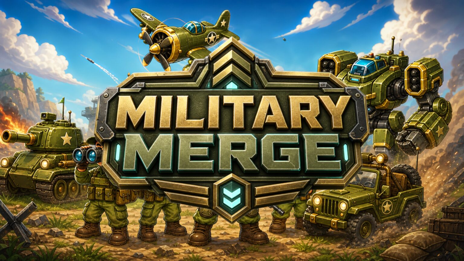 Military Merge - Walkthrough | Trophy Guide | Achievement Guide