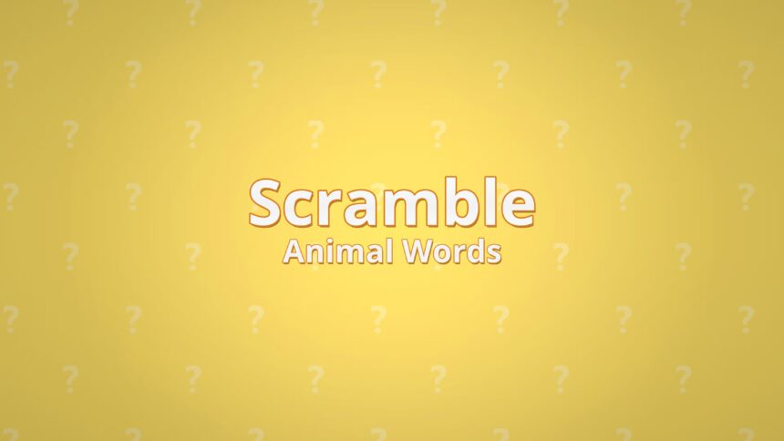 Scramble Animal Words - Walkthrough | Trophy Guide | Achievement Guide