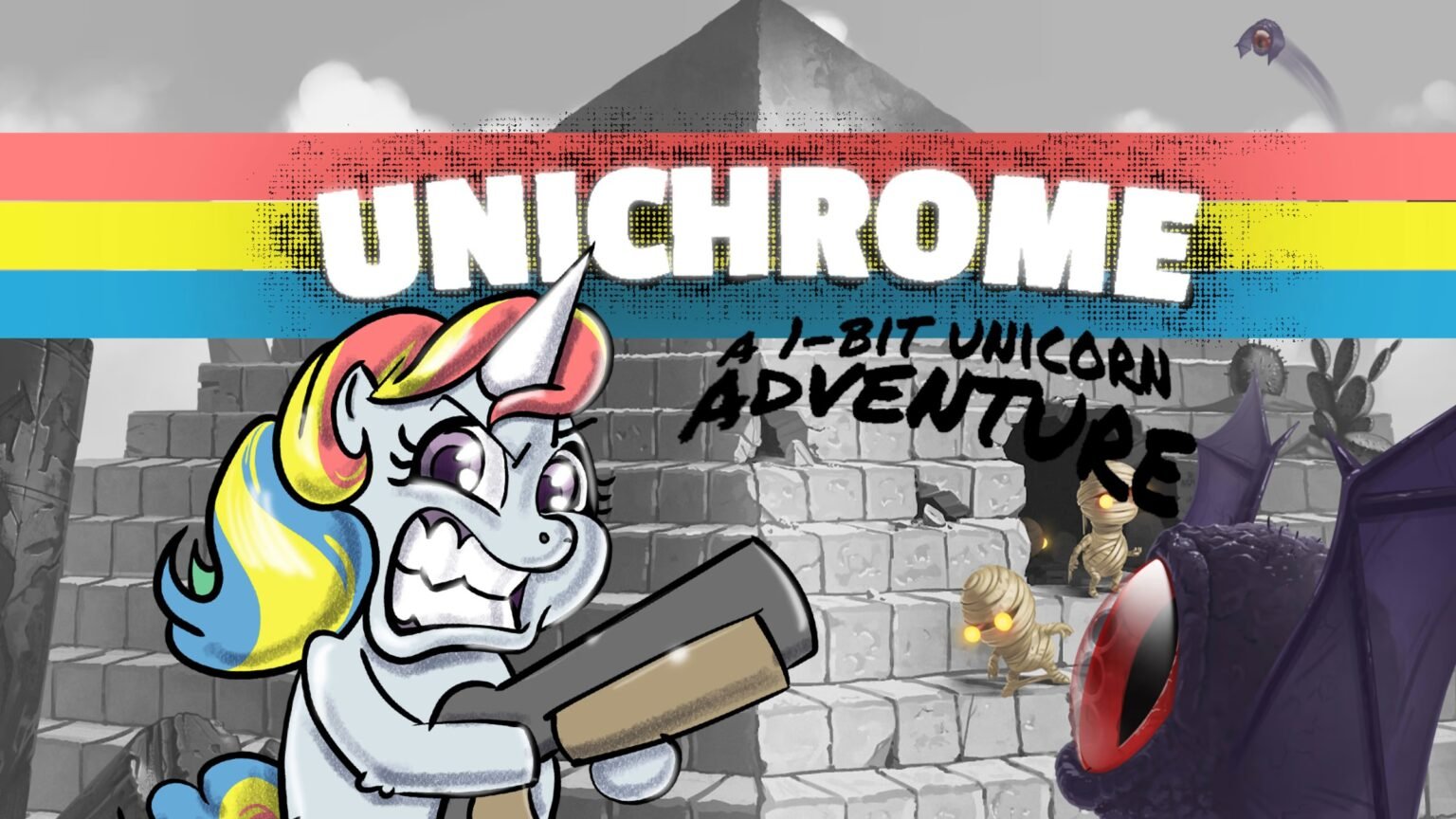 Unichrome: A 1-Bit Unicorn Adventure - Walkthrough | Trophy Guide | Achievement Guide